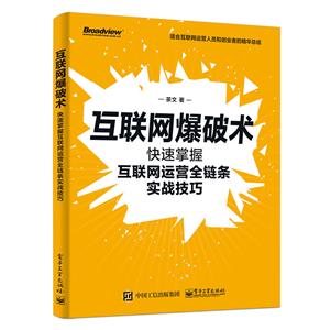 互联网爆破术:快速掌握互联网运营全链条实战技巧-技术教育社区