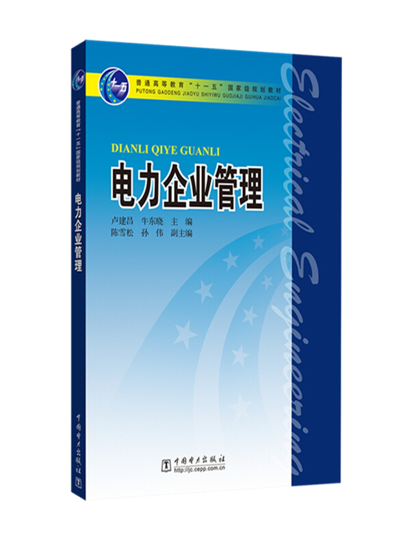 普通高等教育十一五重量规划教材电力企业管理