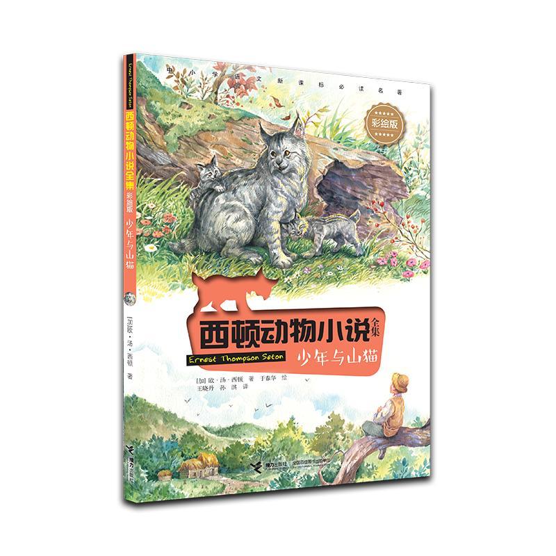 西顿动物小说全集:少年与山猫(儿童短篇小说)彩绘版