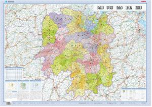 2019版1:90万湖南省地图(套封)(全开)(1.080.76M)-技术教育社区