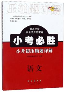 (2019)语文/小考必胜小升初压轴题详解-技术教育社区