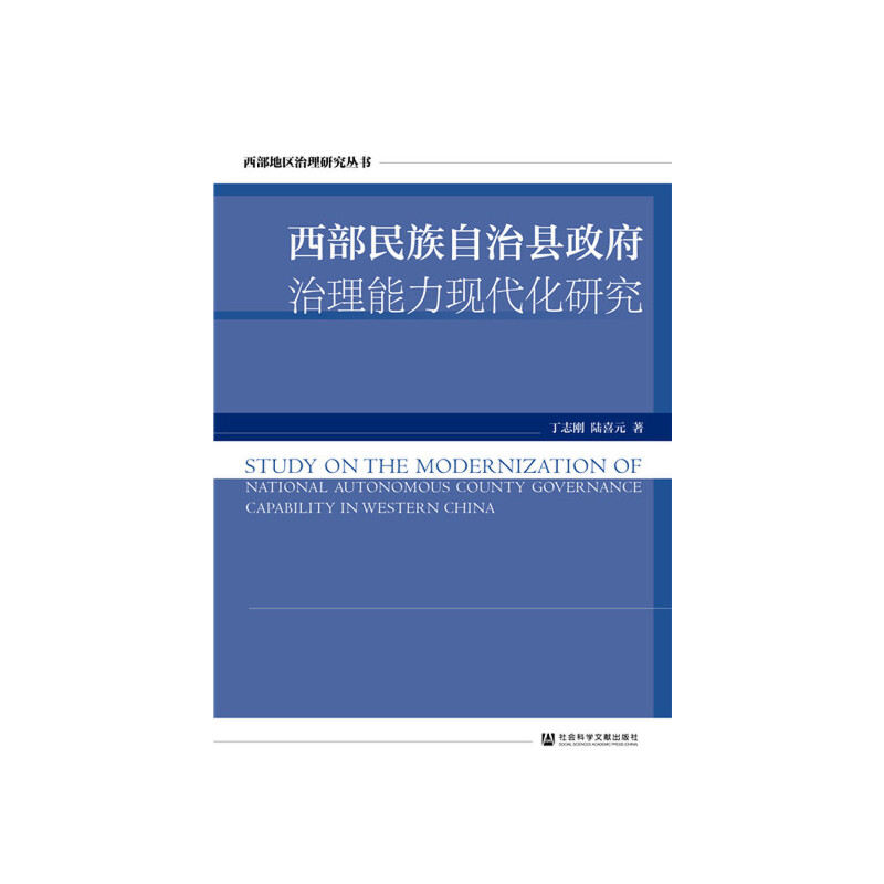 西部地区治理研究丛书西部民族自治县政府治理能力现代化研究