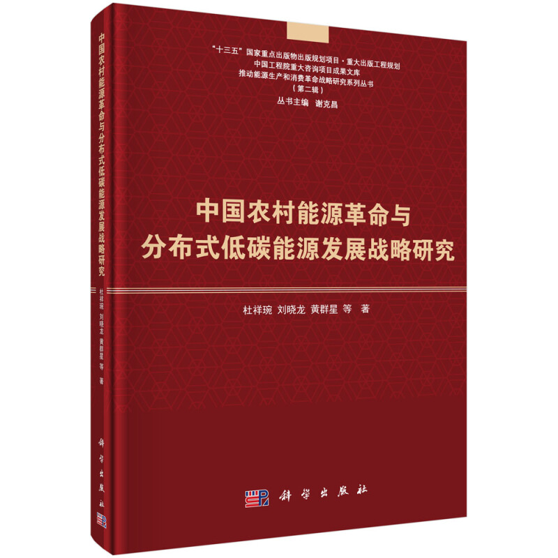 中国农村能源革命与分布式低碳能源发展战略研究