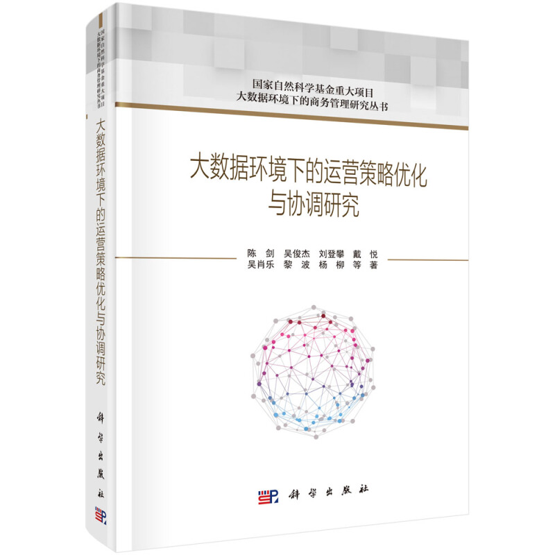 大数据环境下的商务管理研究丛书大数据环境下的运营策略优化与协调研究