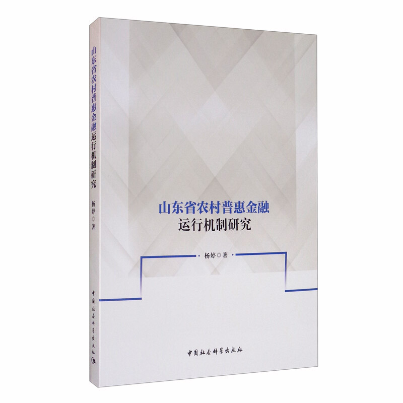 山东省农村普惠金融运行机制研究