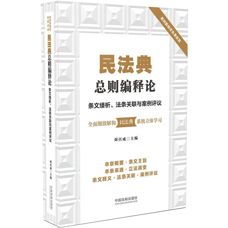 民法典总则编释论:条文缕析、法条关联与案例评议