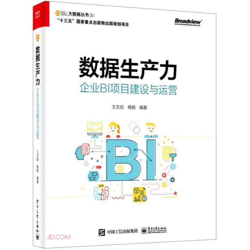 大数据丛书数据生产力:企业BI项目建设与运营