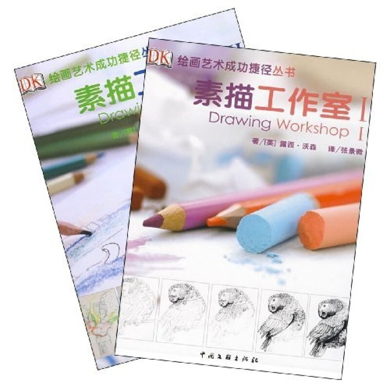 DK 绘画艺术成功捷径:素描工作室I+II(2册)