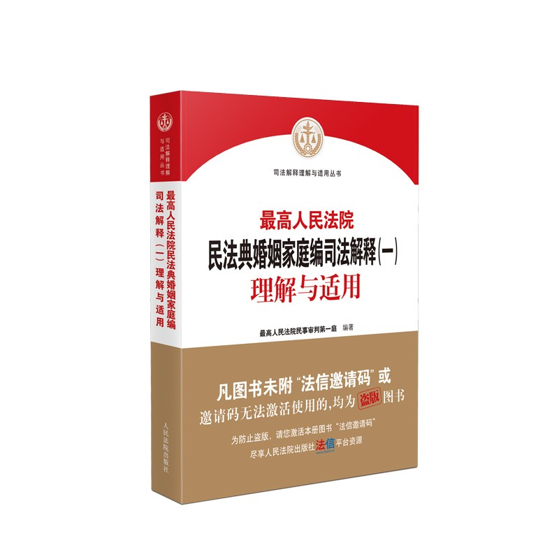 最高人民法院民法典婚姻家庭编司法解释(一)理解与适用