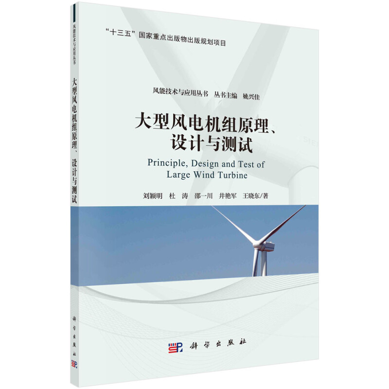 风能技术与应用丛书大型风电机组原理设计与测试/风能技术与应用丛书