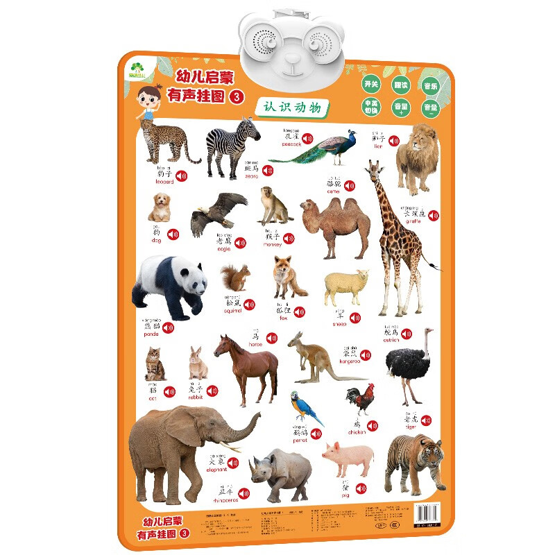 认识动物/幼儿启蒙有声挂图