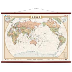 世界地图-无拼缝超大全开挂图1380mm980mm-仿古版-技术教育社区