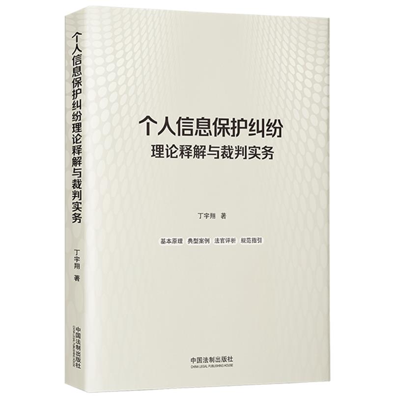 个人信息保护纠纷理论释解与裁判实务