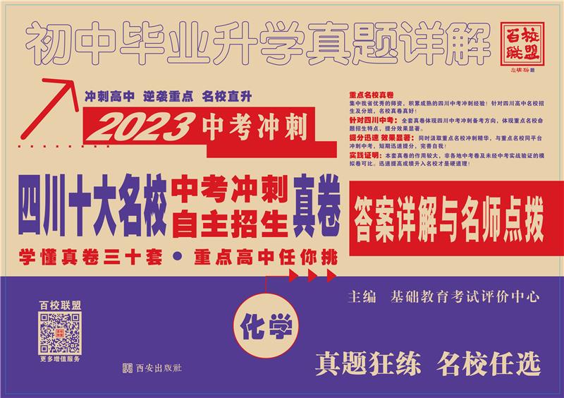 2023四川十大名校中考冲刺真卷化学