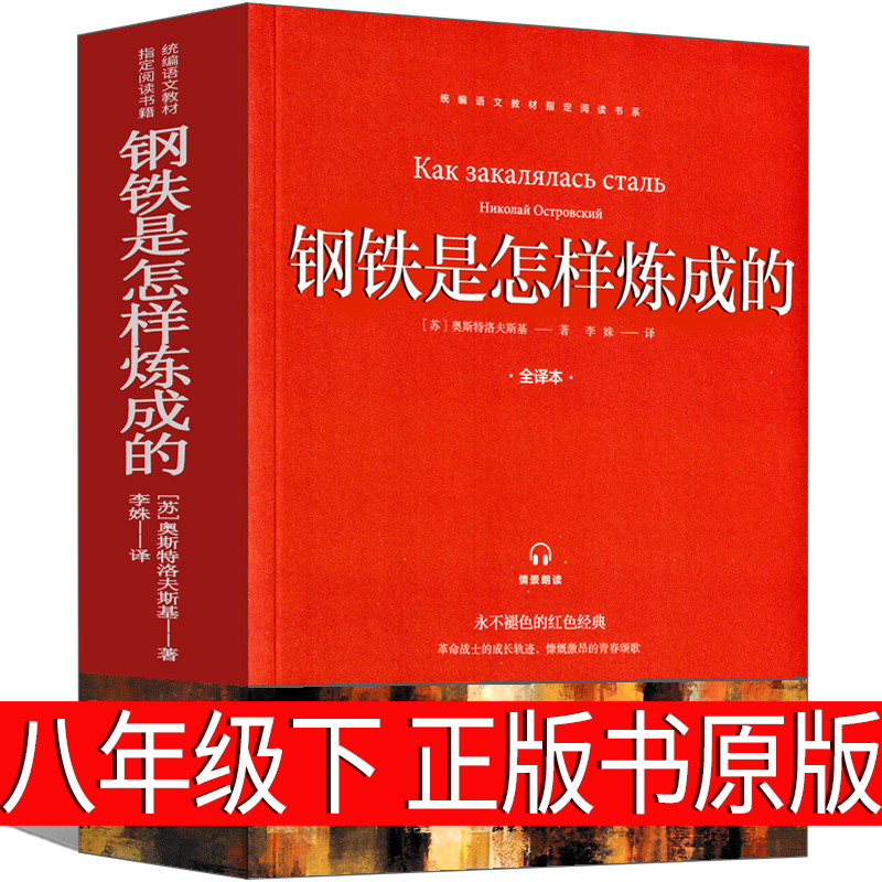 钢铁是怎样炼成的 中译·名著阅读课程化丛书