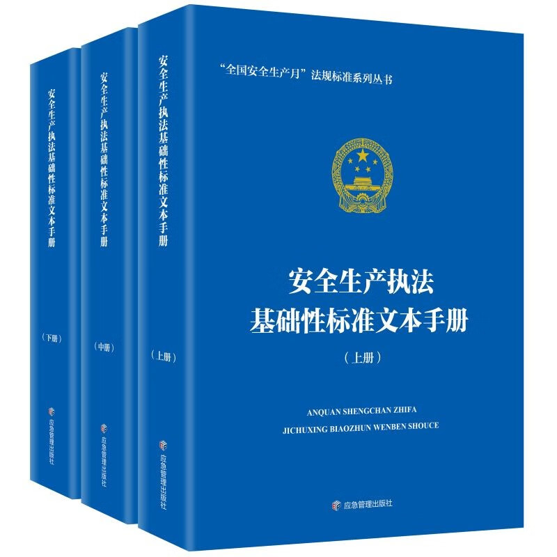 安全生产执法基础性标准文本手册(全3册)