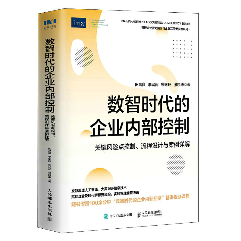 数智时代的企业内部控制 关键风险点控制、流程设计与案例详解