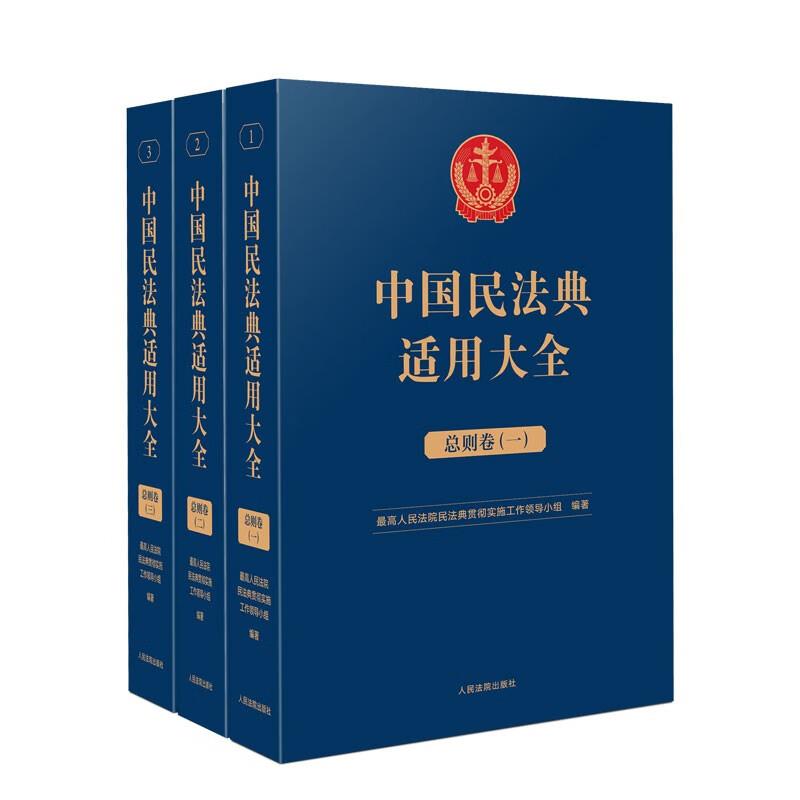 中国民法典实适用大全 总则卷 全3册