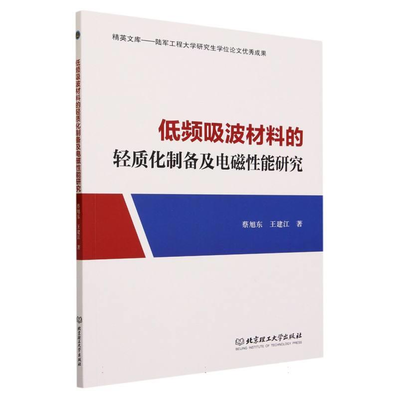 低频吸波材料的轻质化制备及电磁性能研究