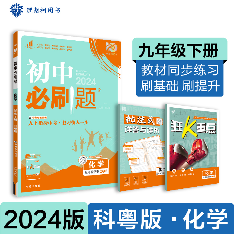 2024版初中必刷题九年级下册 化学 科粤版
