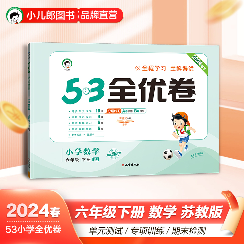 5.3全优卷 小学数学 6年级 下册 SJ 2024