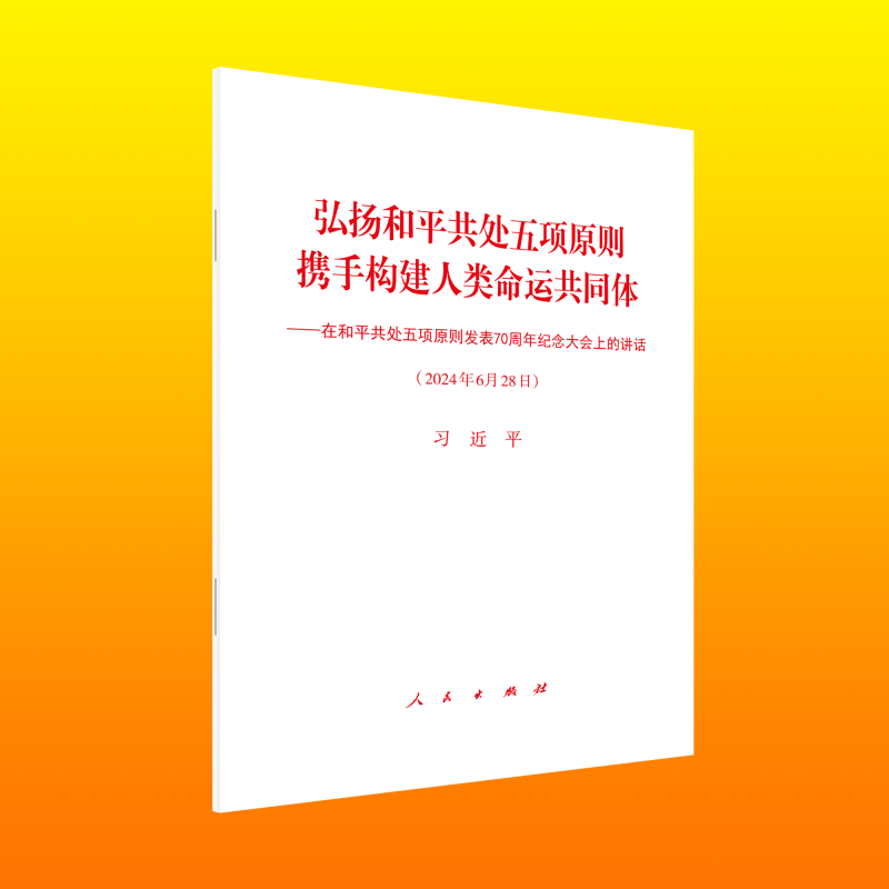 弘扬和平共处五项原则携手构建人类命运共同体