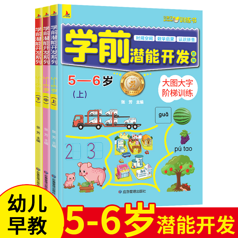 学前潜能开发系列 5-6岁(全3册)