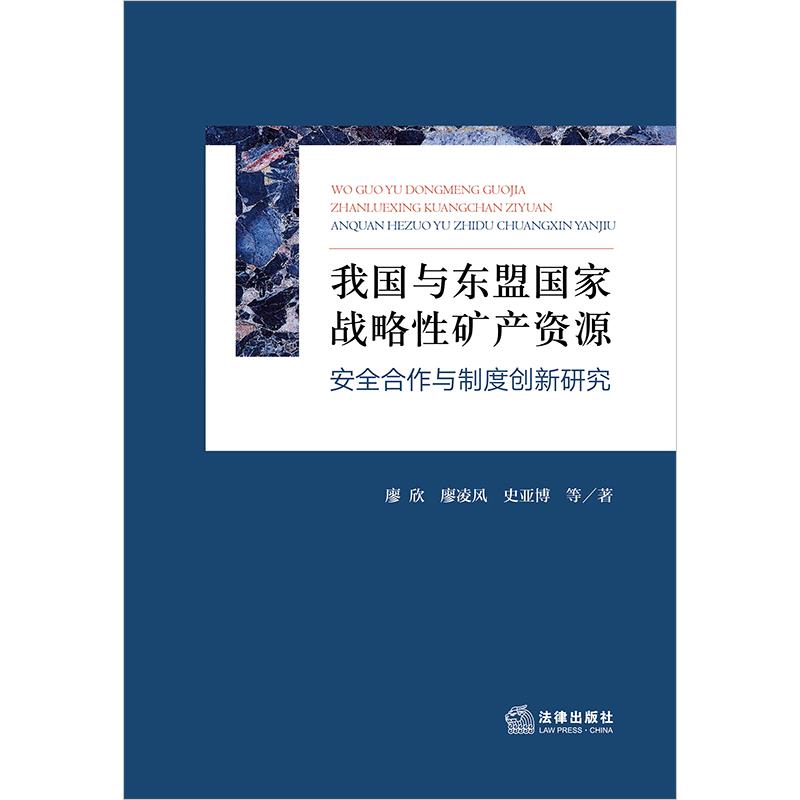 我国与东盟国家战略性矿产资源安全合作与制度创新研究