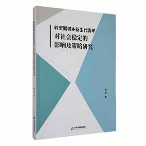 转型期城乡新生代青年对社会稳定的影响及策略研究