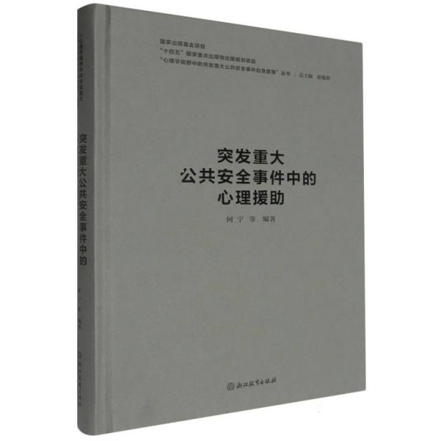 突发重大公共安全事件中的心理援助