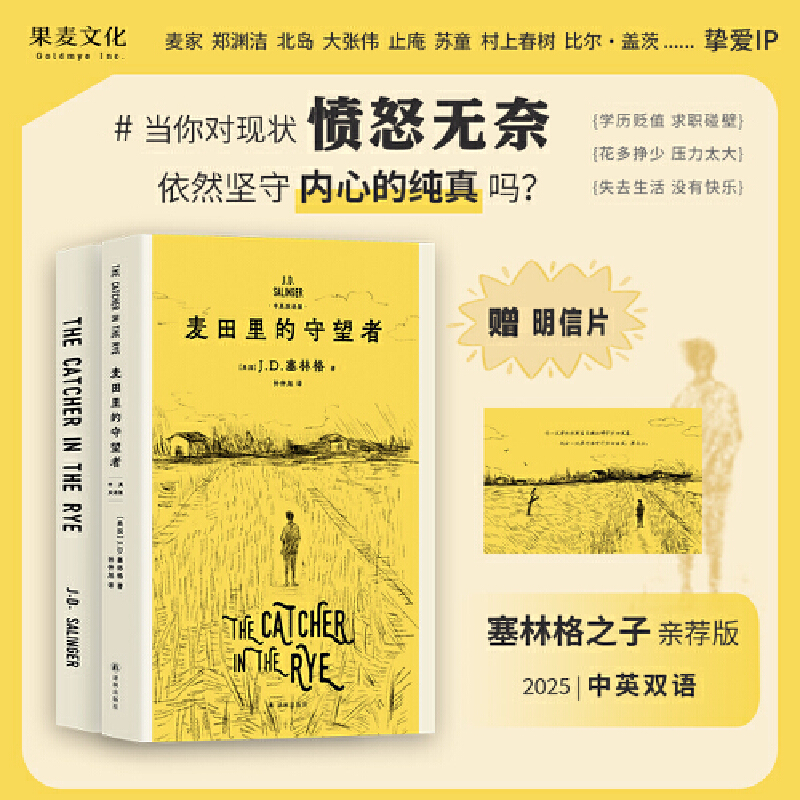 麦田里的守望者 中英双语版(全2册)